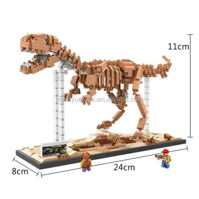 China New Building Block Toy LOZ Bricks Toys The Dinosaur Fossils Christmas Gift Skeleton Model for sale