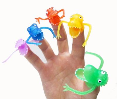 China Soft Plastic Mini Plastic Finger Puppet PVC Dinosaur Toys For Capsule Vending Machine for sale