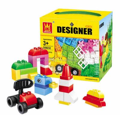 China Building Toy WANGE TOYS Large Particle Building Blocks DIY Puzzle Assembly Toys For Children Kids Educational Building Blocks 58232 for sale