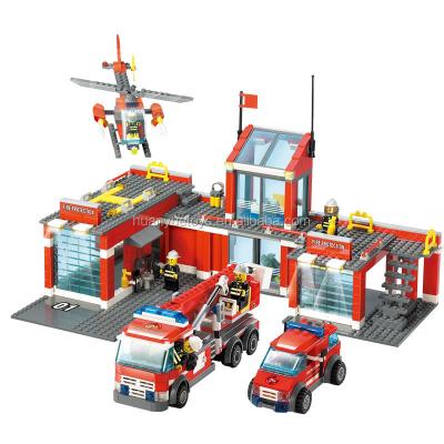 China 8051 suit fire department toys children's toys kaizi building toy great intelligence building fire educational series for sale