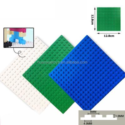 China Construction Toy Small Blocks Base Plate 16x16 Dots Plastic Building Blocks DIY Base Plate For Bricks Toy For Kids for sale