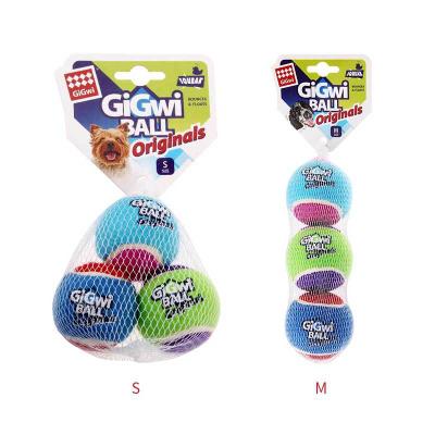 China 2021 New Arrival Viable Chew Ball Pet Squeaky Molar Toys Dog Eco Friendly Pet Toy for sale