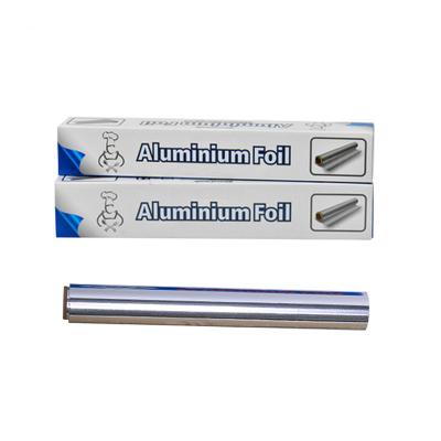 China Eco - Friendly 9 - 25 Micron Household Aluminum Foil Roll For Food Packaging Aluminum Tin Paper for sale