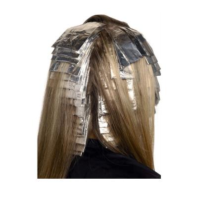 China Colorful Silver Embossed Foil Hair Foil Salon High Quality Foil Roll for sale