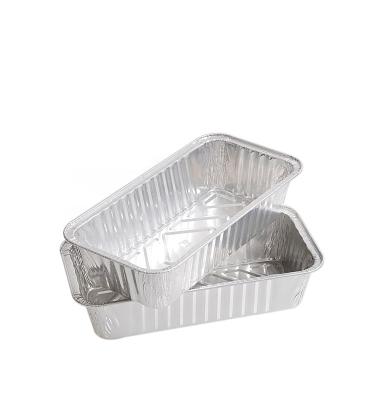 China Eco - Friendly Disposable Aluminum Foil Containers Aluminum Foil Baking Box With Lid for sale