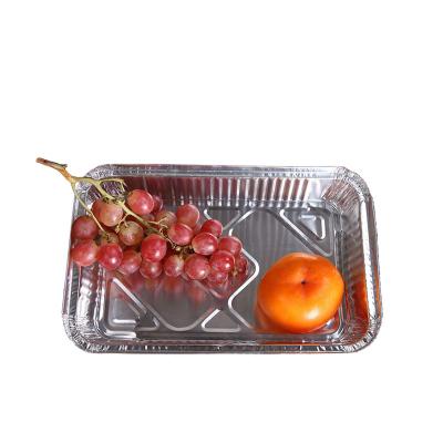 China Eco - Friendly Disposable Aluminum Foil Containers /Carryout Lunch Box Aluminum Foil Tray for sale