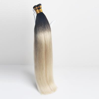 China Color Silky Straight I-Tip Grade #1/60 Indian Wave 9A Hair Extension for sale