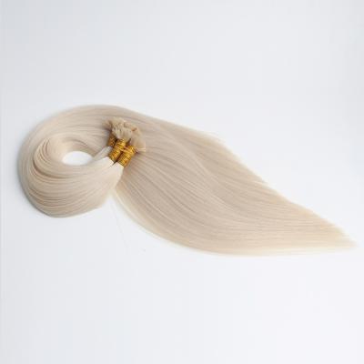 China Pre-bonded Hair Products Flat-tip Silky Straight Italian Hair Keratin Wave Color #1001 22 Inches for sale