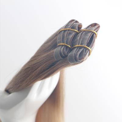 China Other Skin Weft High Quality PU Seamless Clip In Hair Extensions Russian Cuticle Aligned Remy Hair for sale