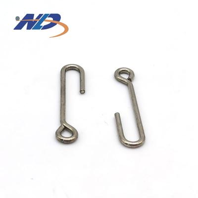 China Customizable Hardware Parts Charms Rope Ring Shelf Hanger Stainless Steel Umbrella Wire Instant Automatic Fishing Hook Nickel Plated for sale