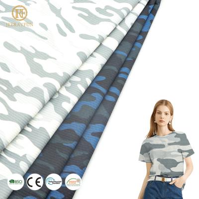 China Hot sale anti-pilling 87%polyester 13%spandex stretch knit stretch 170gsm jersey fabric for T-shirt for sale