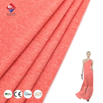 China China factory cheap price 60%cotton 40%polyester medium weight stretch dyed to knit fabric for women clothes for sale