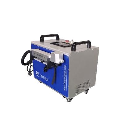 China Stainless Steel Metal Oil Rust Paint 1000w 2000w Fiber Laser Removal Cleaning Machine for sale