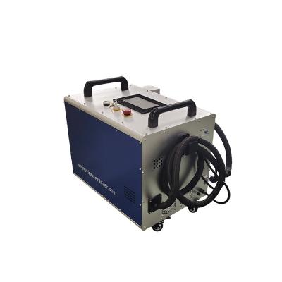 China Useful mini stainless steel fiber laser source dust removal laser cleaning machine for sale