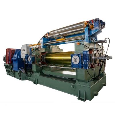 China 4400x1850x1760mm Front Roll Linear Speed 21.8m/min Rubber Mixing Mills Two Roll Rubber Mill for sale