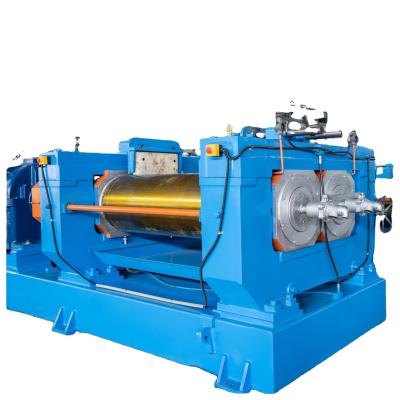 China 380V Spanning Rubber Two Roll Mixing Mill met automatische besturing en menging Te koop