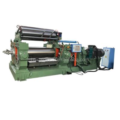 China 55 kW Power Two Roll Rubber Open Mixing Mill for Competitive Rubber Mixture Calending for sale