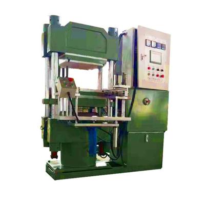 China Year Silica Gel Earplugs Vulcanizing Rubber Sheet Flat Plate Hydraulic Press Machinery for sale