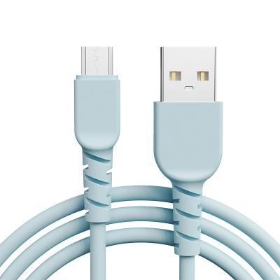 China New Products 1M Micro USB Mobile Phone Data Cable 2.4A Charging Cable V8 USB Cable For Android for sale