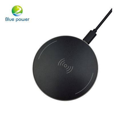 China 2021 Hot Selling Mobile Phone Metal Wireless Charger Portable Slim Fast Wireless Charger for sale