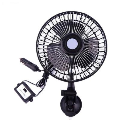 Cina Ventilatore per finestrino auto DC 12V 3 pale in plastica con motore in rame senza spazzole in vendita