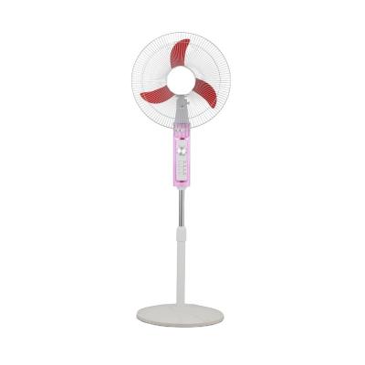 China 12 Volt DC Solar Refrigeration Electric Fan 16 Inch With Timer And Adapter for sale