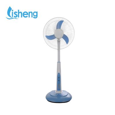 China Plastic AC / DC 18 Inch Stand Fan geluidsarm Met Led-verlichting Te koop