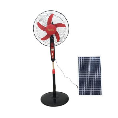 China Industrial Cooling Plastic Floor 12V DC Electric Energy Saving 16 Inch Stand Fan With Timer for sale