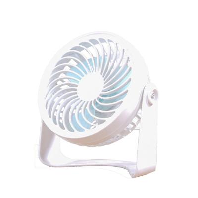 China 5 Inch Mini USB Charging Orbit Clip Desk Fan White Ceiling Household Air Cooling Fan for sale