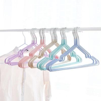 China Nicks Wholesale Metal Hanger Non-Slip Dip Coat Hanger for sale