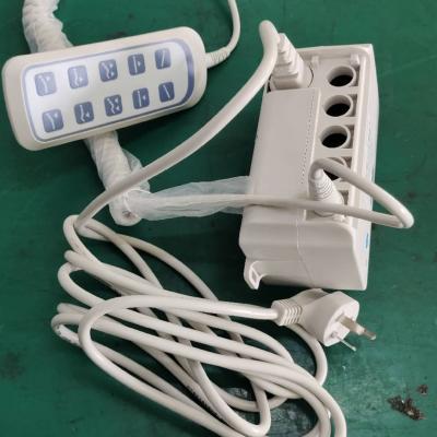 China 100-240VAC Medical Care Wired Remote Hand With Control Box For Linear Actuator Lift Column for sale