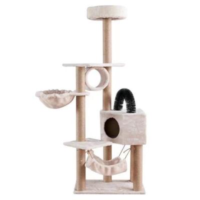 China High Quality Stocked Cat Tree House Scratcher Climbing Toys Housing Cat Furniture Juguete Para Gatos for sale