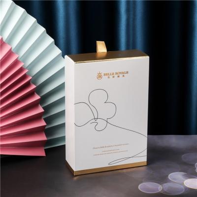 China Recyclable Box Wholesale Recyclable Color Printing Box Drawer Paper Drawer Paper Card Napkin Underwear Socks Packaging Cosmetics Jewelry Flower Tea White Gift Box for sale