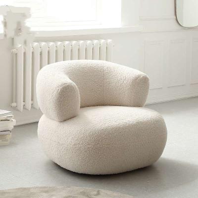 China Modern Simple Living Room Creative U-SHAPED SOFA wool single seat for sale