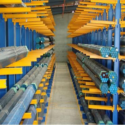 China Corrosion Protection Warehouse Factory Steel Pipe Cantilever Storage Racks for sale