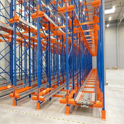 China Logistics Transport Warehouse Heavy Duty Warehouse Shuttle Radio Pallet Rack for sale