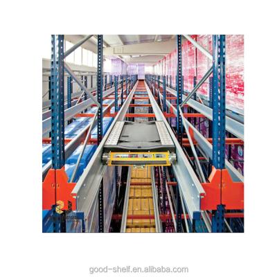 China Corrosion Protection Customized High Space Saving Auto Shuttle Pallet Rack for sale