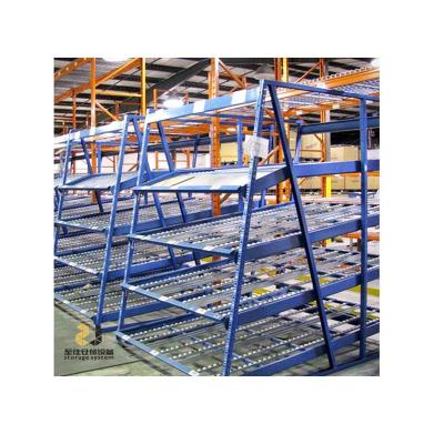 China High Quality Corrosion Protection ZHIJIA Roll Cardboard Storage Flow Racking System for sale