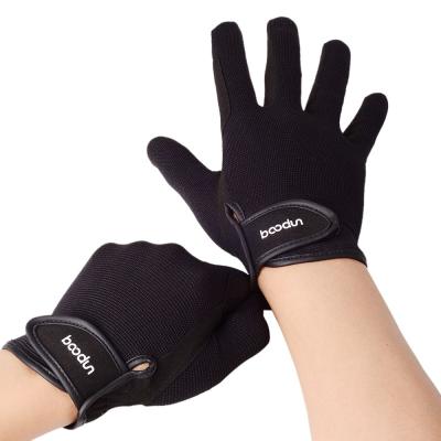 China Unisex Motorcycle Antibacterial Mesh Equestrian Bike Riding Glove for sale