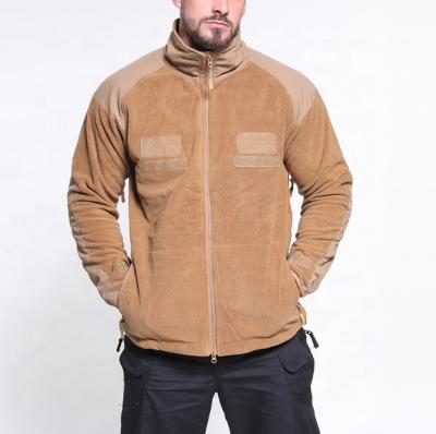 China Hot Sale Mens Basics Long Sleeve Breathable Classic Fit Full-zip Fleece Soft Fleece Jacket for sale