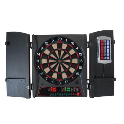 China Fun Game High Quality Wooden Target Door Electronic Dart Board 54*6*65CM for sale