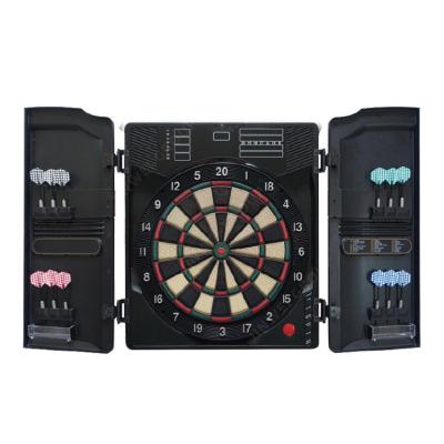 China Luxury Professional Wooden Balance Injection Cabinet Plastic Electronic Dart Board 51.3*6.4*58cm for sale