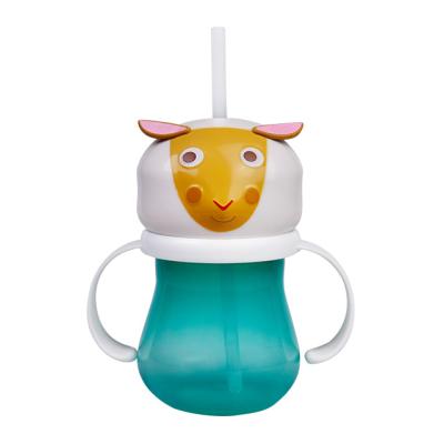 China BPA Free Plastic Baby Shaping Sippy Cup For Toddler Water Bottle for sale