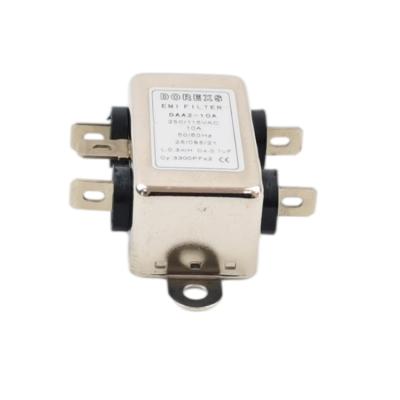 China EMI Filter 6a Welding Interface China Manufacturer AC EMI Filter Power Supply Low Pass Filter Apply To Medical And Audio Equipment for sale