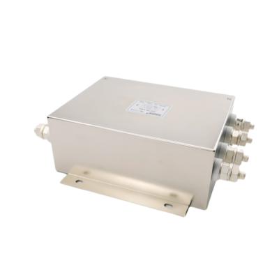 China High performance 380VAC 100A current 125A 150A 200A three phase power line low pass EMI filter for frequency converter for sale