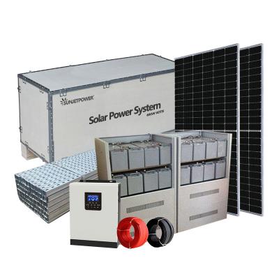 China Green Tire 1 Solar Panels 5kw Off-Grid Solar Power System Home Use Green Solar Panel System for sale