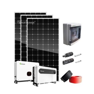 China 11kw Home Solar Power System On Grid Solar Powered System Sistema De Energia Solar for sale