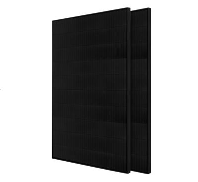 China Tire 1 Ja Solar Panels 400W In Stock Rush Order All Black Mono Solar PV Module 166mmx166mm for sale