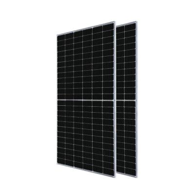 China Good Quality Solar Panel 540w 550w 555w Double Bifacial Glass Solar Module 166mmx166mm for sale