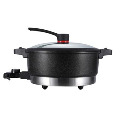 China Large Capactity Steam Outdoor Electric Multi Function Multi Functional Pan Wok Low Pressure Cooker Hot Pot Griddle Braise for sale